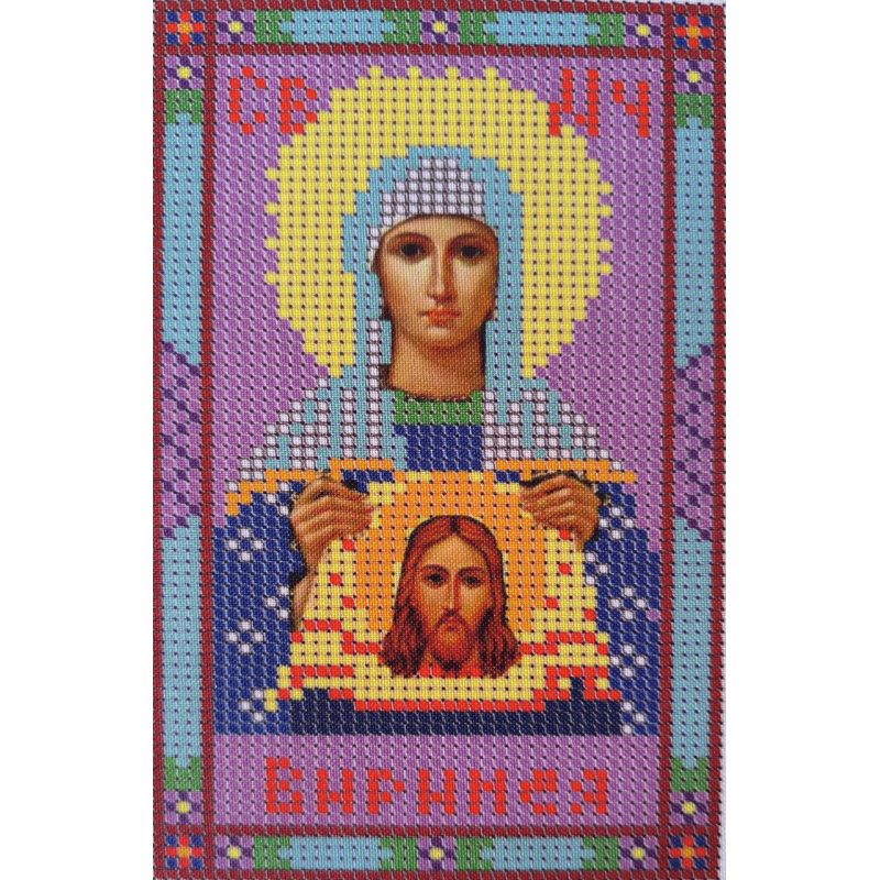 Схема для вишивання бісером ікони. Свята Вероніка Схема для вишивання бісером ікони. Свята Вероніка