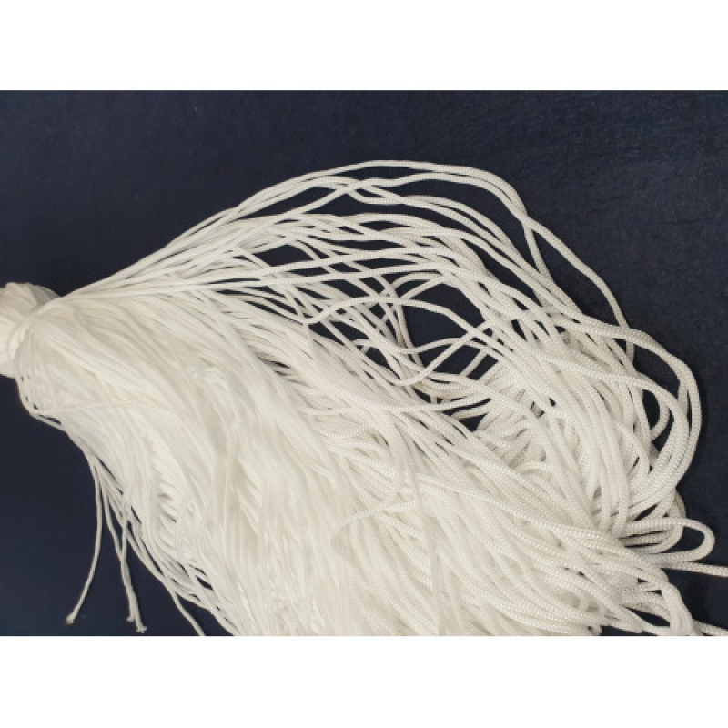 Шнур спортивний 2 мм білий