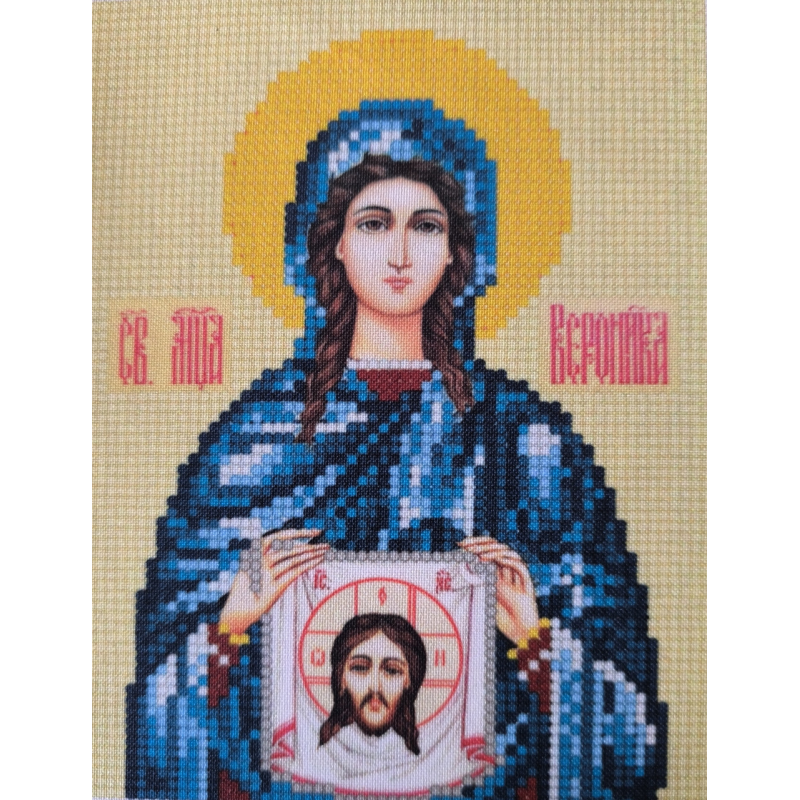 Схема для вишивання бісером ікони. Свята Вероніка Схема для вишивання бісером ікони. Свята Вероніка