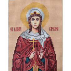 Схема для вишивання бісером ікони. Свята Варвара