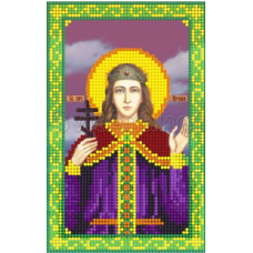 Схема для вишивання бісером, Свята Ірина.