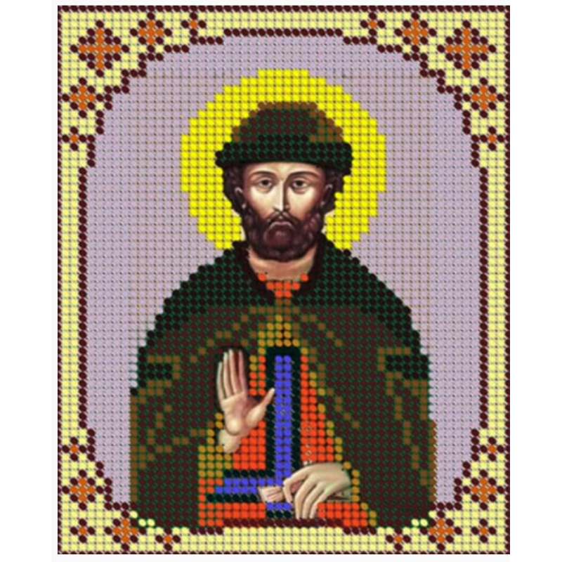 Схема для вишивання бісером ікони. Святий Миколай Схема для вишивання бісером ікони. Святий Миколай