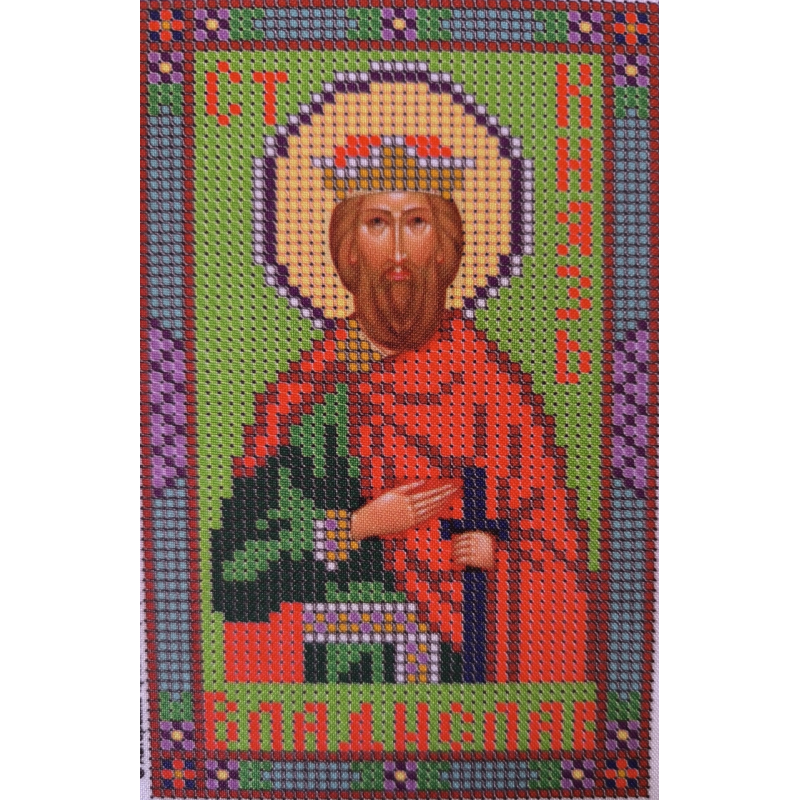 Схема для вишивання бісером, Святої Владислав. Схема для вишивання бісером, Святої Владислав.