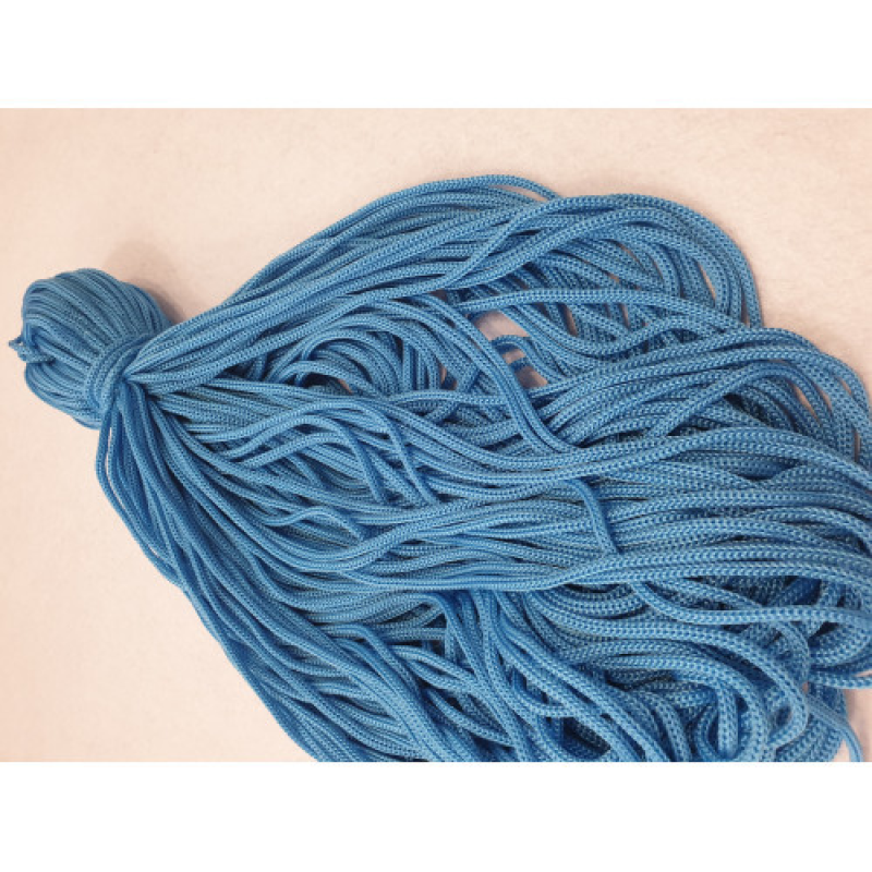 Шнур спортивний 3-мм блакитний