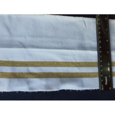 Дов“яз трикотажний 14 см із золотистою смужкою