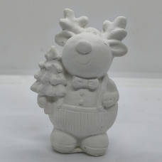 Гіпсова фігурка для розмальовування.Новорічний Олень.