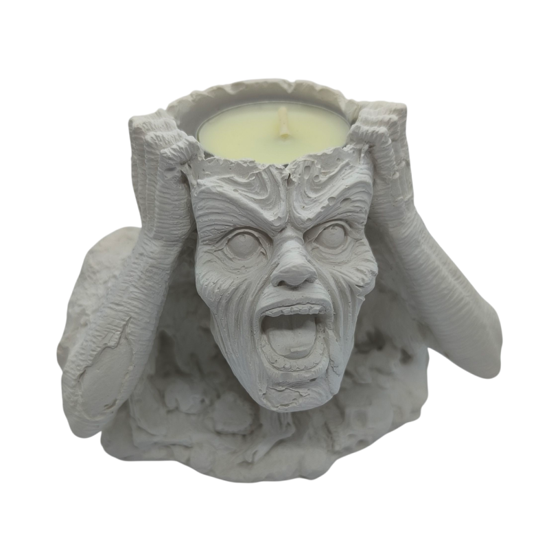 Підсвічник гіпсовий, свічник Жетик