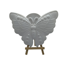 Гіпсовий барильєф. Декор для стіни. Метелик