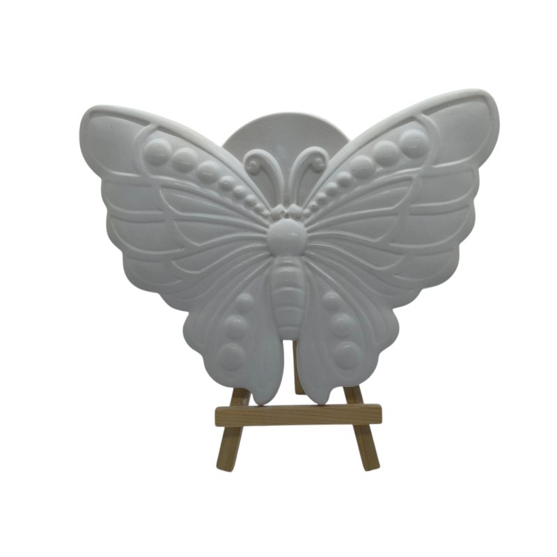 Гіпсовий барильєф. Декор для стіни. Метелик