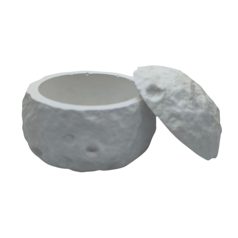 Підсвічник гіпсовий, свічник шкатулка Місяць