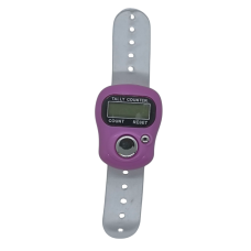 Лічильник рядів електронний, рожевий.