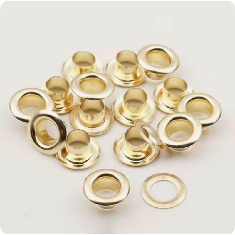 Люверси 10 м золотисті 100 шт.