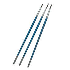 Набір круглих пензликів із ворсу поні No3, 4, 5