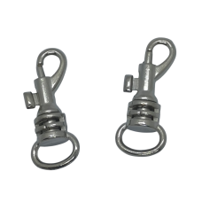 Карабін для сумки сріблястий 25 мм