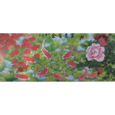 Набір для вишивання хрестиком. Золоті рибки.