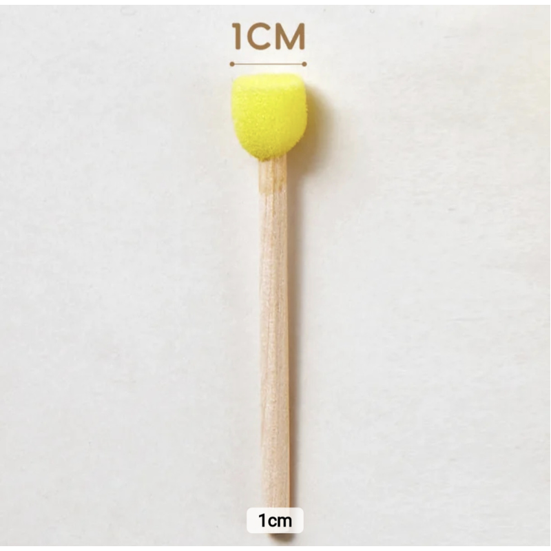 Спонж художні поролонові для розтушовування 1 шт 1 см