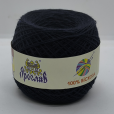 Пряжа віскоза Ярослав 250 м. Колір: темно-синій