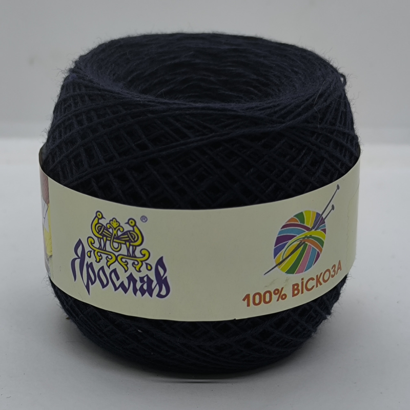 Пряжа віскоза Ярослав 250 м. Колір: темно-синій Пряжа віскоза Ярослав 250 м. Колір: темно-синій