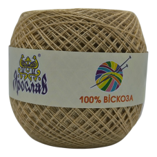 Пряжа віскоза Ярослав 250 м. Колір: кремова