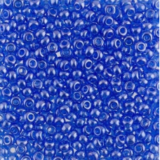 Бісер прозорий глазурований синій 10 г, No10