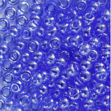 Бісер прозорий глазурований світло-синій 10 г, No10