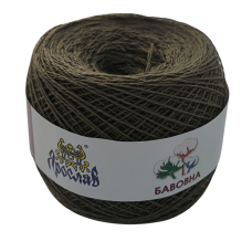 Пряжа бавовняна Ярослав 400 м. Колір: коричневий