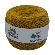 Пряжа бавовняна Ярослав 400 м. Колір: теракотовий