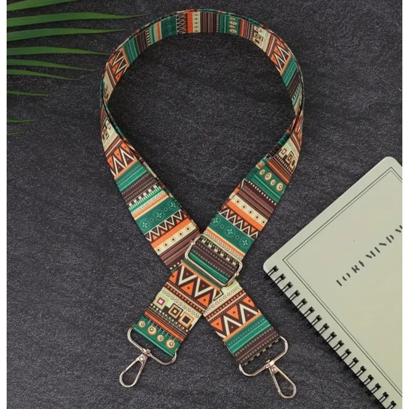 Ручка-шлейка для сумки 140 см. Орнамент.