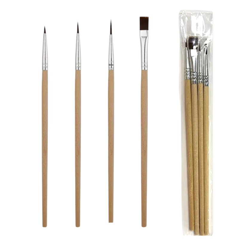 Набір нейлонових пензликів 4 шт.