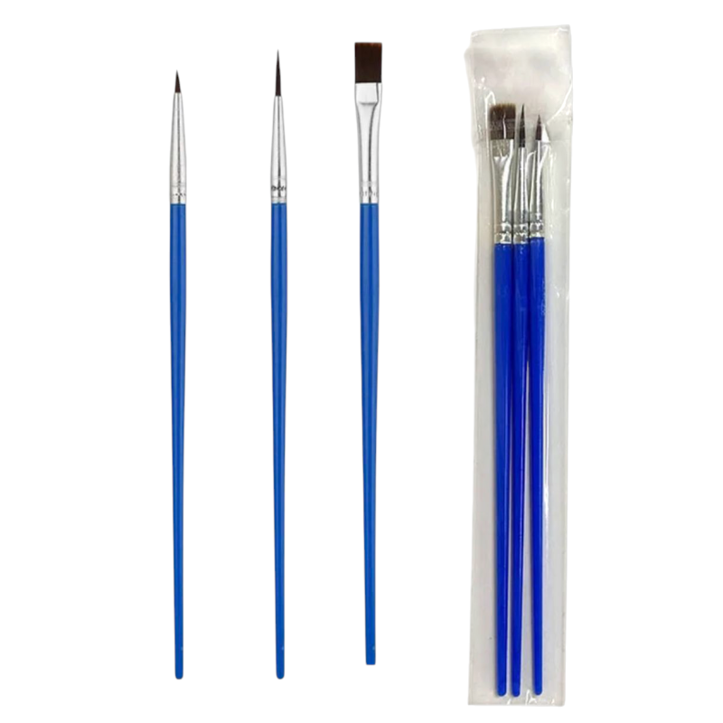 Набір нейлонових пензликів 3 шт.