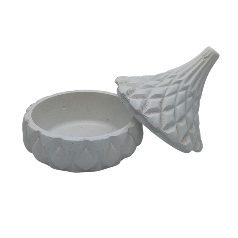 Підсвічник гіпсовий, свічник скриньки