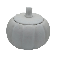 Підсвічник гіпсовий, гарбуз із кришкою.