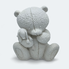 Гіпсова фігурка для розмальовування. Ведмедик із зачиком.