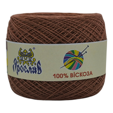 Пряжа віскоза Ярослав 250 м. Колір: темно-сірковий