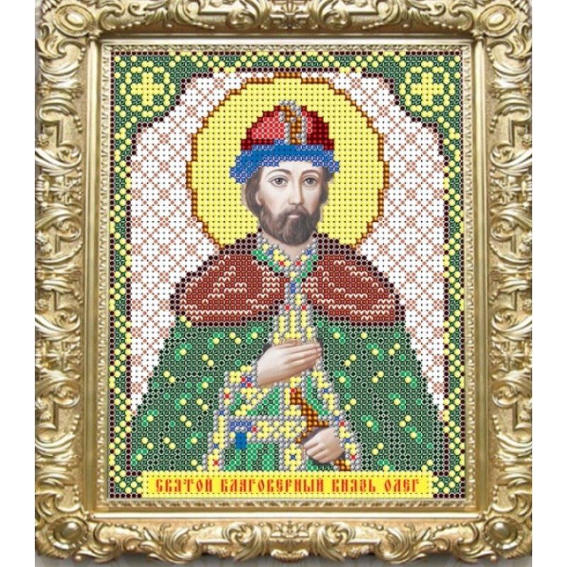 Схема для вишивання бісером ікони. Святий Олег Рязанский Схема для вишивання бісером ікони. Святий Олег Рязанский