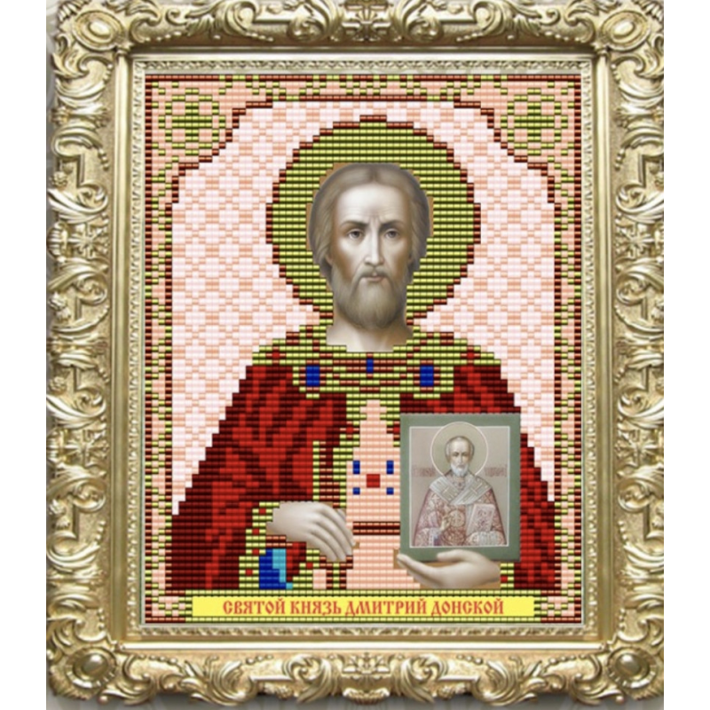 Схема для вишивання бісером ікони. Святий Андрей Боголюбский Схема для вишивання бісером ікони. Святий Андрей Боголюбский