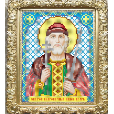 Схема для вишивання бісером ікони. Святий Ігор