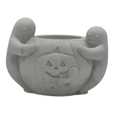 Підсвічник гіпсовий, гарбуз з привидами