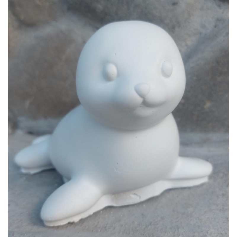 Гіпсова фігурка для розмальовування. Тюлень.