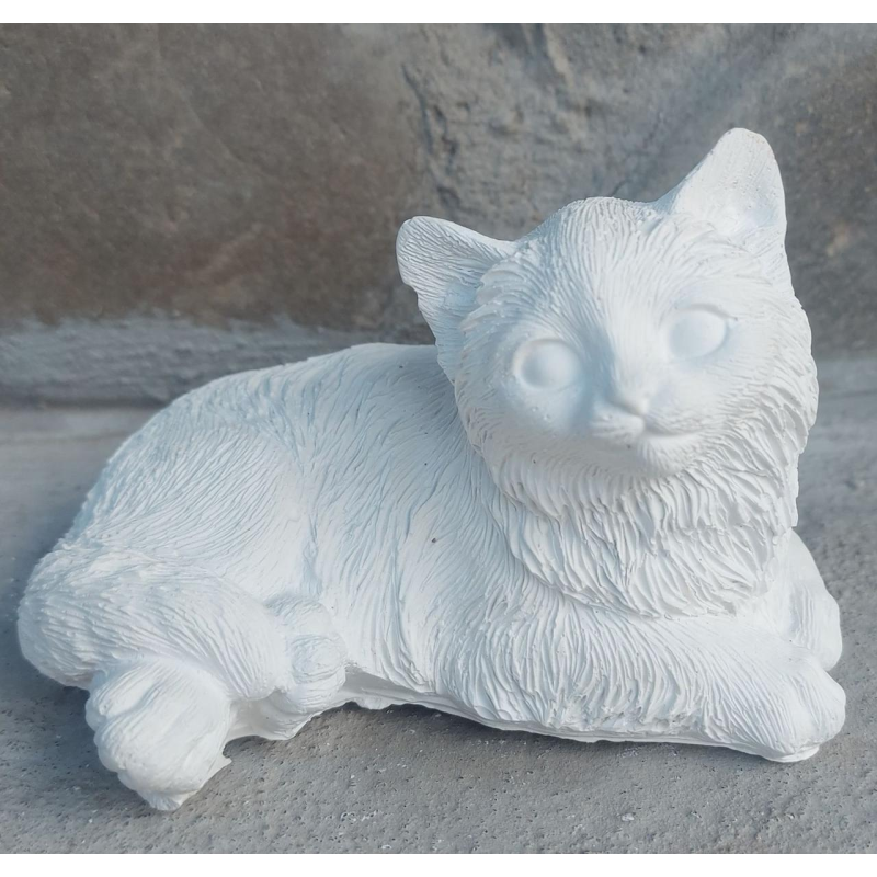 Гіпсова фігурка для розмальовування. Котик великий.