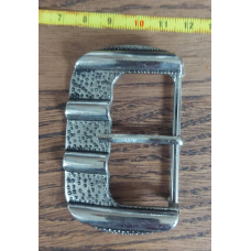 Пряжка для пояса металева, срібло.