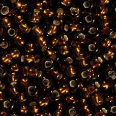 Бісер блискучий, глянцвий, темно-коричневий 10 г, No10