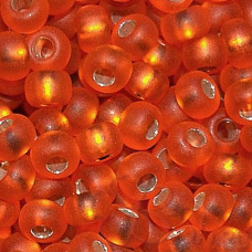 Бісер блискучий матовий оранжевий 10 г, No10