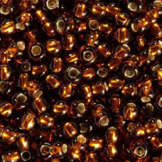 Бісер блискучий, глянцвий, коричневий 10 г, No10