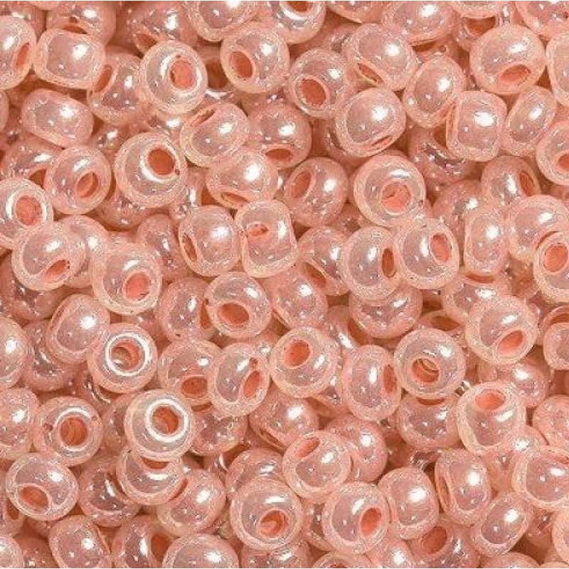 Бісер Preciosa перламутровий рожево-персиковий10 г, No10