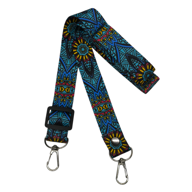 Ручка-шлейка для сумки 120 см. Квіти