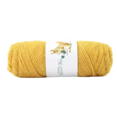 Пряжа акриловая. Жовта. Білка.