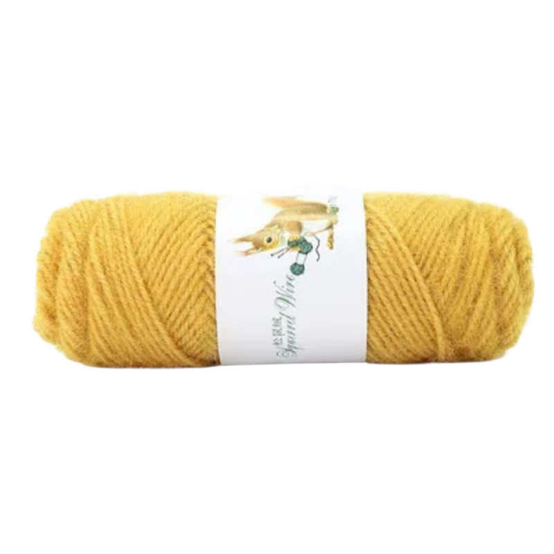 Пряжа акриловая. Жовта. Білка.