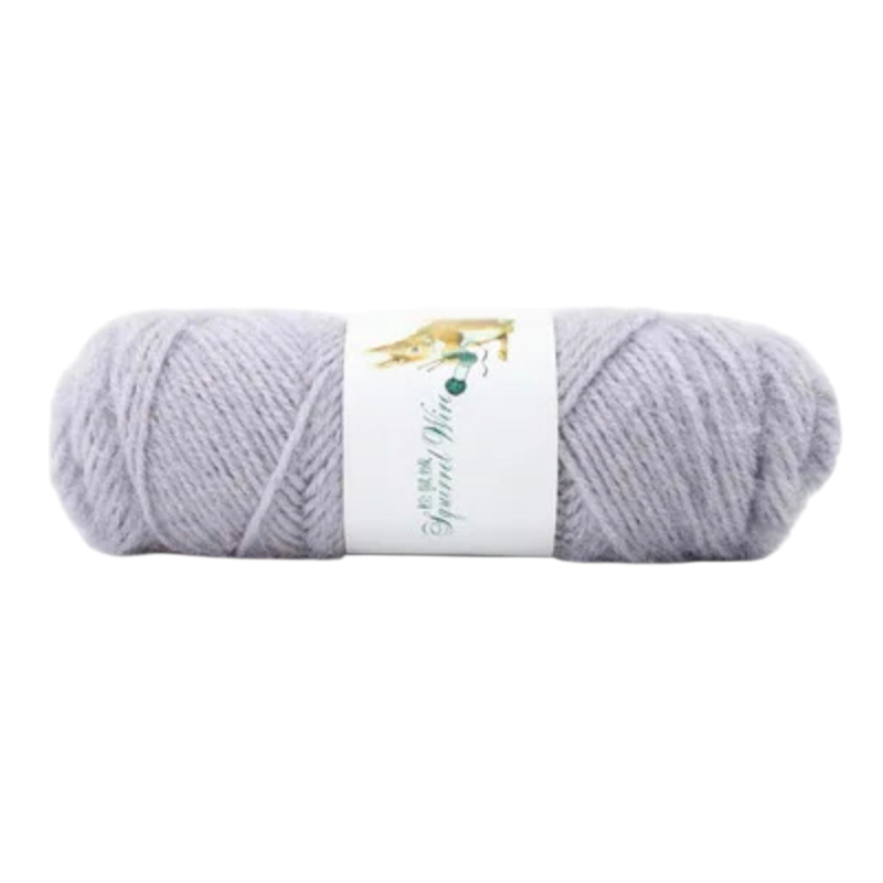 Пряжа акриловая. Світло-сіра. ілка.