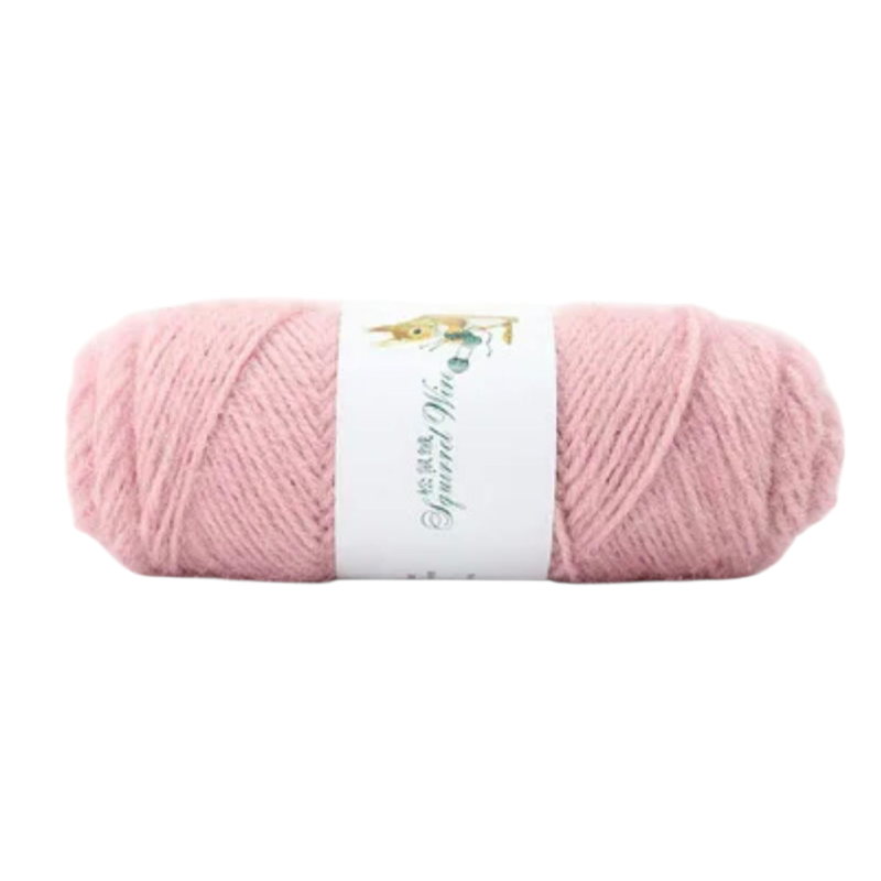 Пряжа акриловая. Розова. Білка.